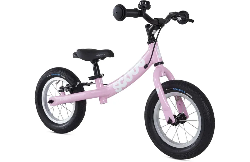 Ridgeback Scoot Kids Balance Bike in Pink-1